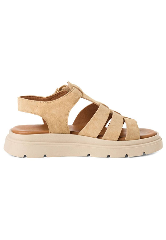 Tamaris Sandalen Leder Beige