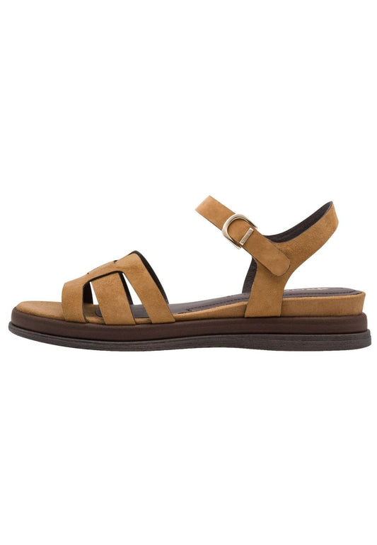Tamaris Sandalen Leder Cognac
