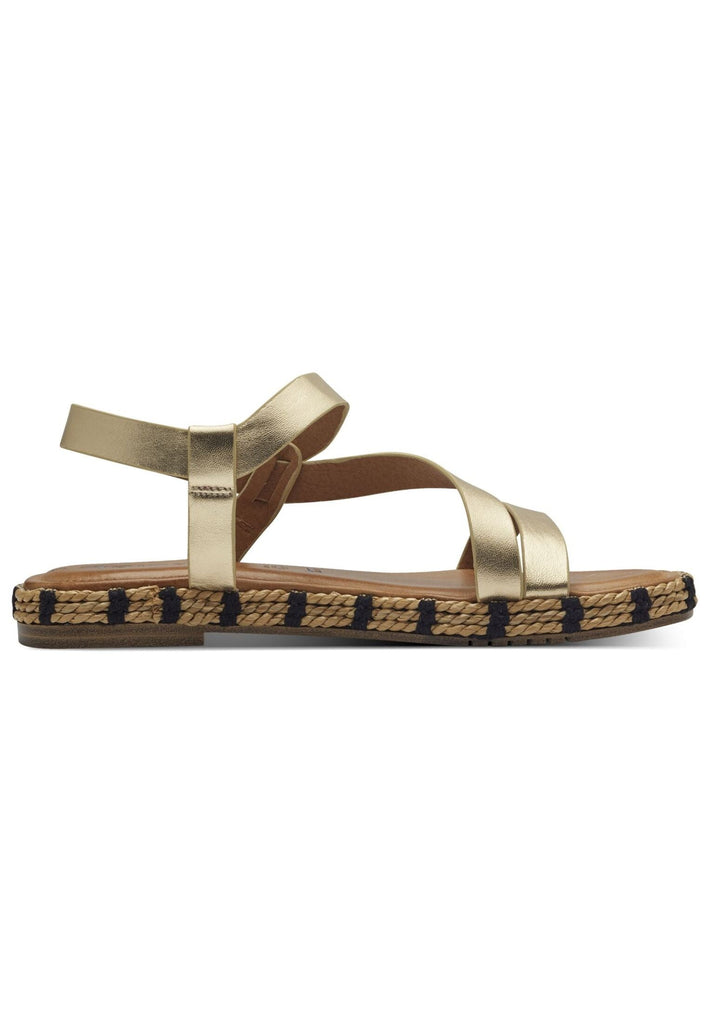 Tamaris Sandalen Leder Gold
