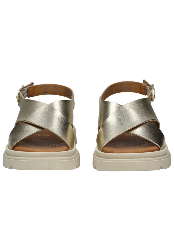 Tamaris Sandalen Leder Hellgold