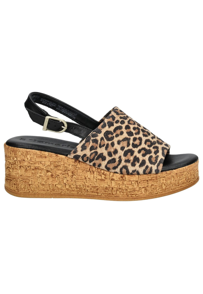 Tamaris Sandalen Leder Leopard