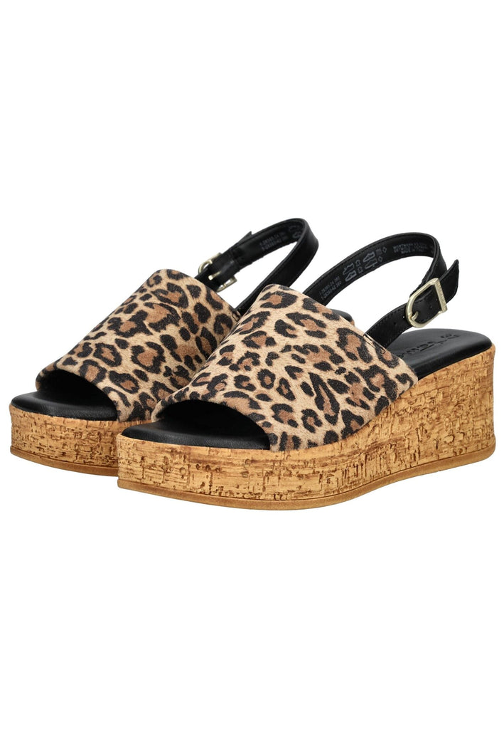 Tamaris Sandalen Leder Leopard