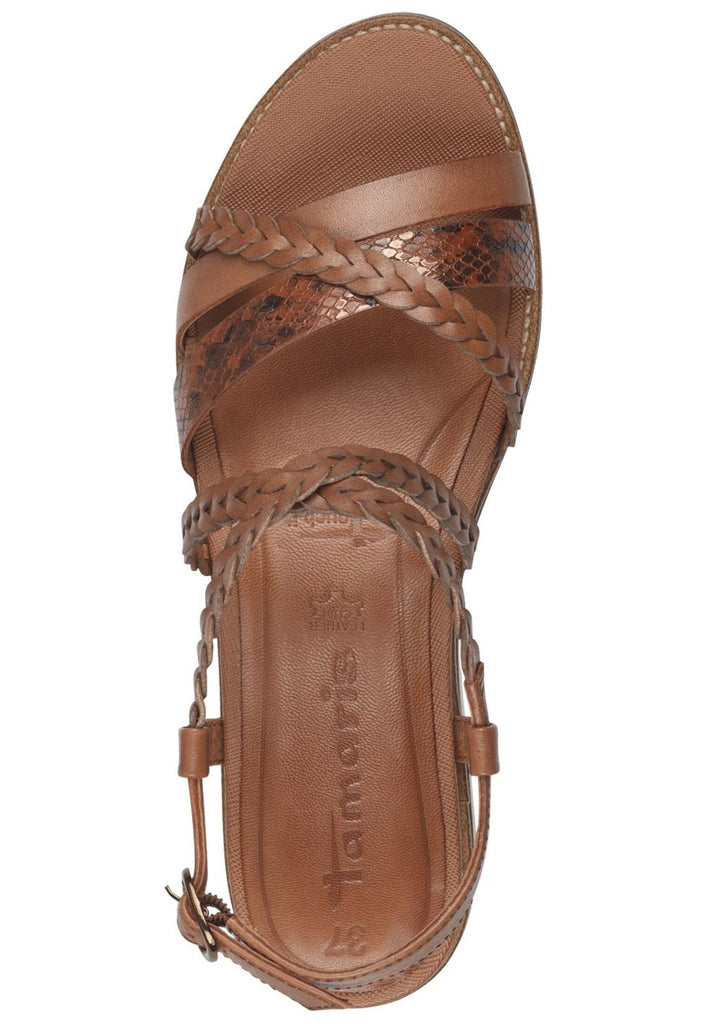Tamaris Sandalen Leder/Synthetik Cognac