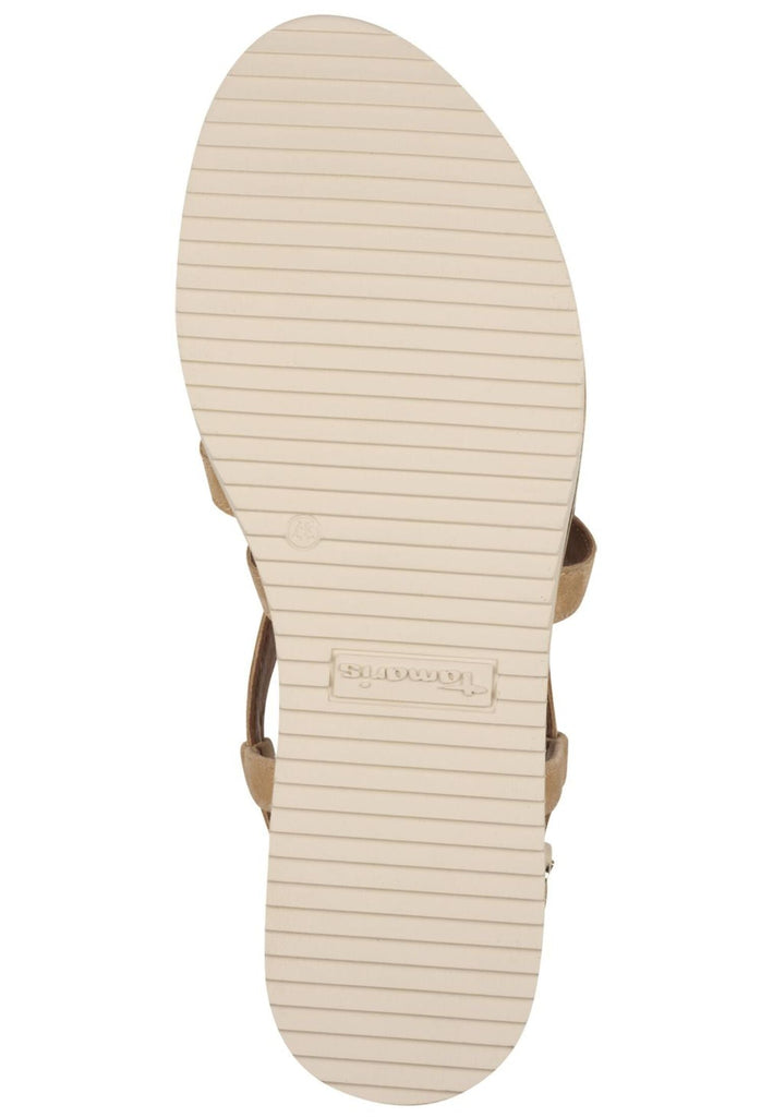 Tamaris Sandalen Leder Tan