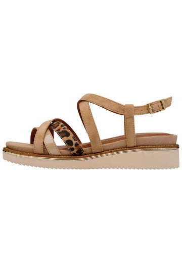 Tamaris Sandalen Leder Tan