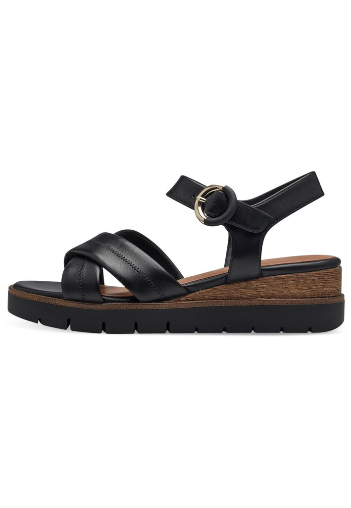 Sandalen Tamaris Sandalen Leder Schwarz