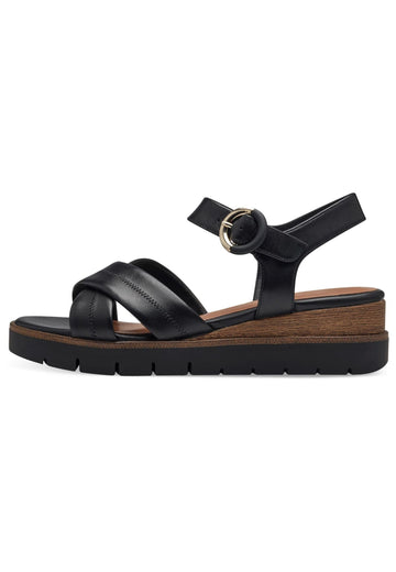Sandalen Tamaris Sandalen Leder Schwarz
