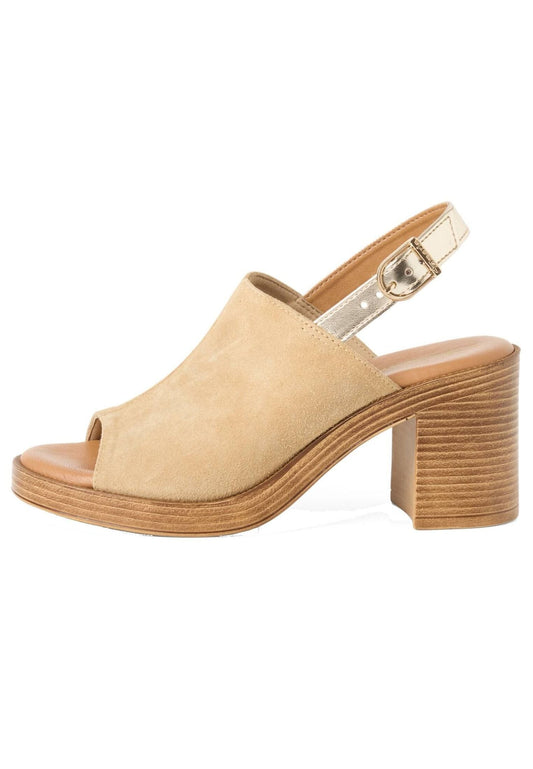 Tamaris Sandalen Veloursleder/Synthetik Beige