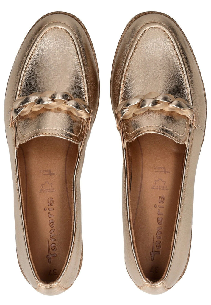 Tamaris Slipper Leder Bronze