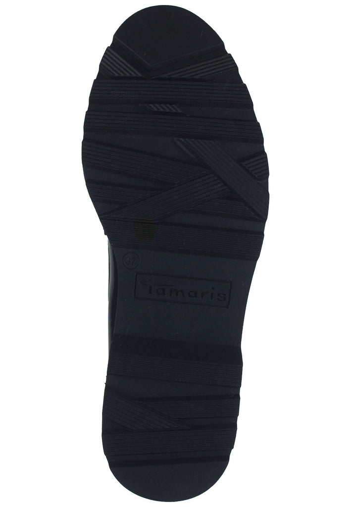 Tamaris Slipper Lederimitat Schwarz Lack