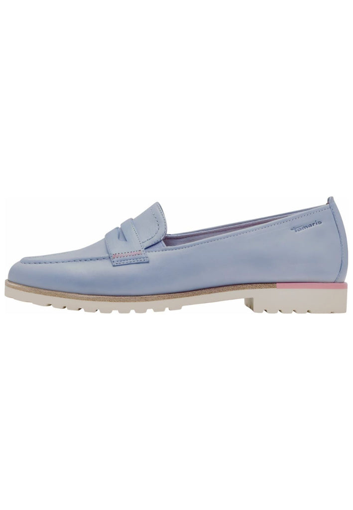 Slipper Tamaris Slipper Leder Hellblau