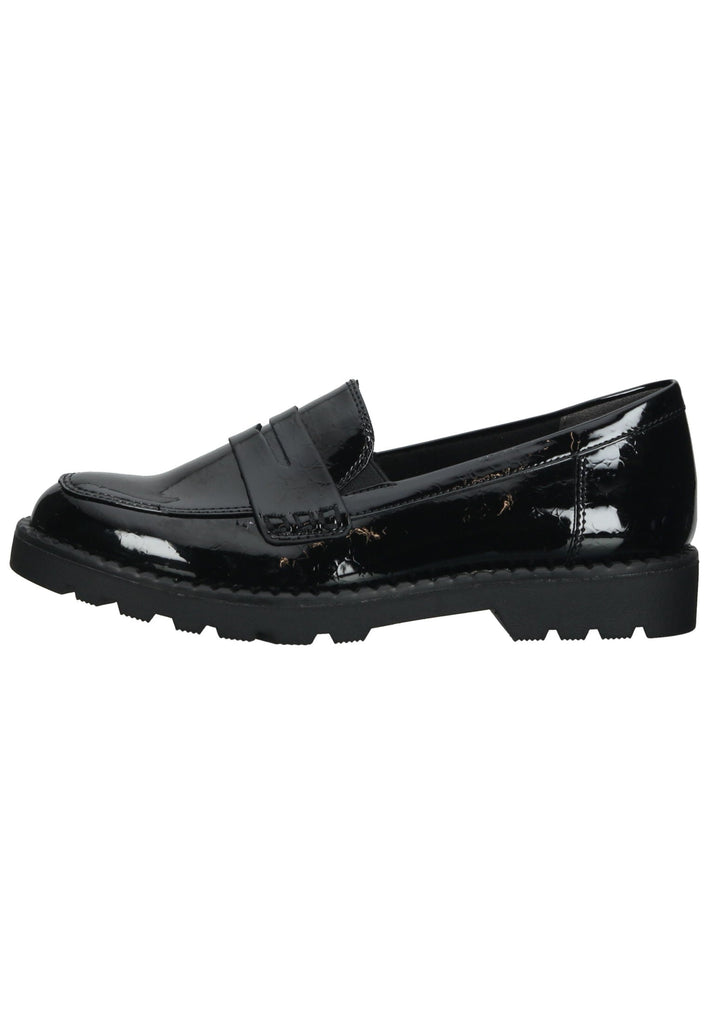 Slipper Tamaris Slipper Lederimitat Schwarz Lack