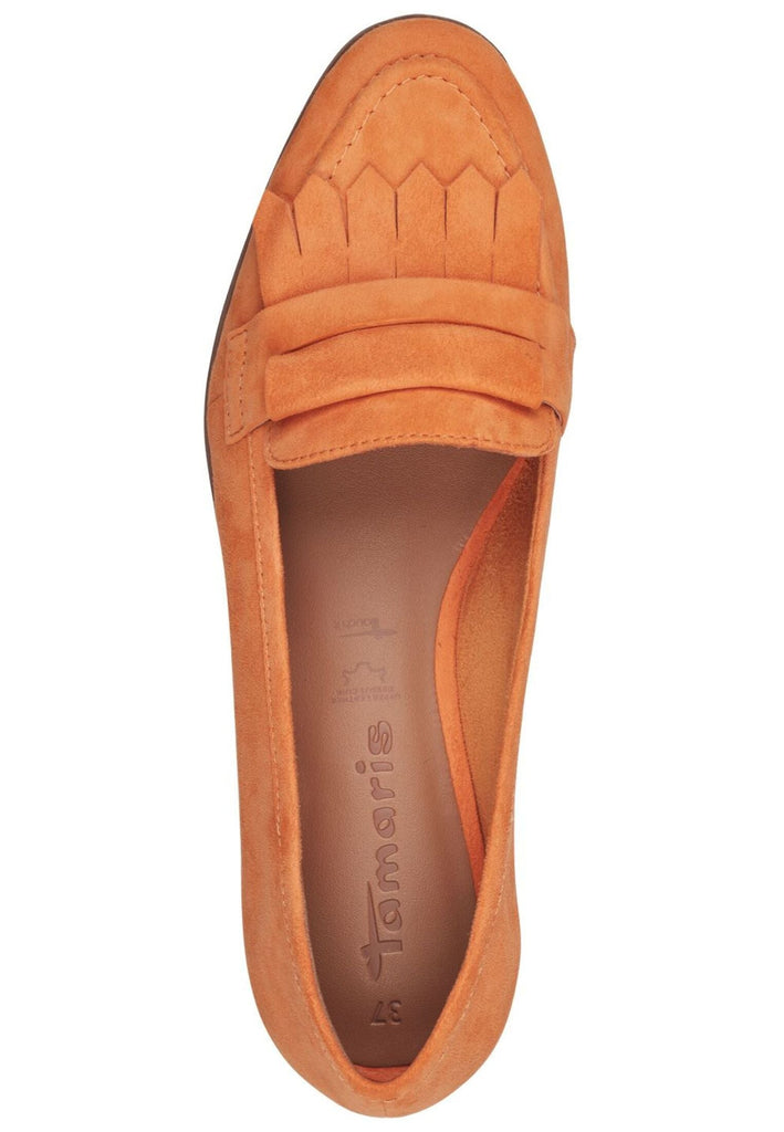 Tamaris Slipper Veloursleder Orange