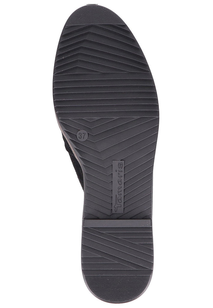 Tamaris Slipper Veloursleder/Textil Schwarz