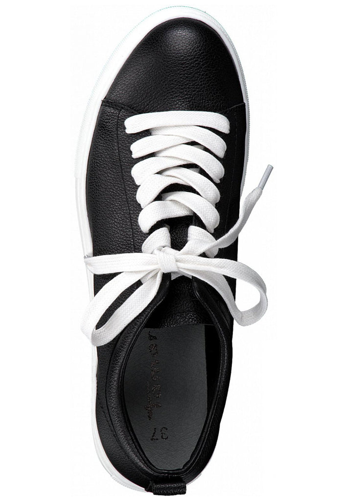 Tamaris Sneaker Glattleder Schwarz