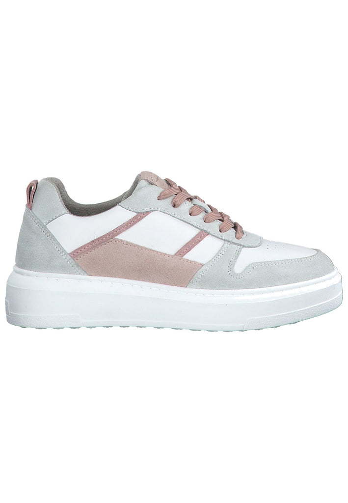 Tamaris Sneaker Leder Rosa/Weiß