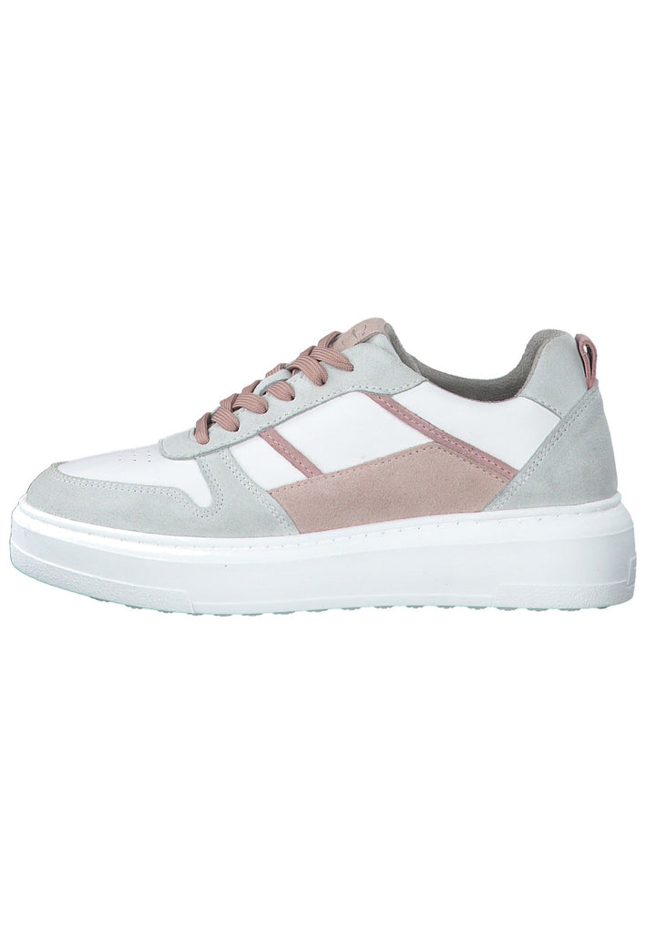 Tamaris Sneaker Leder Rosa/Weiß