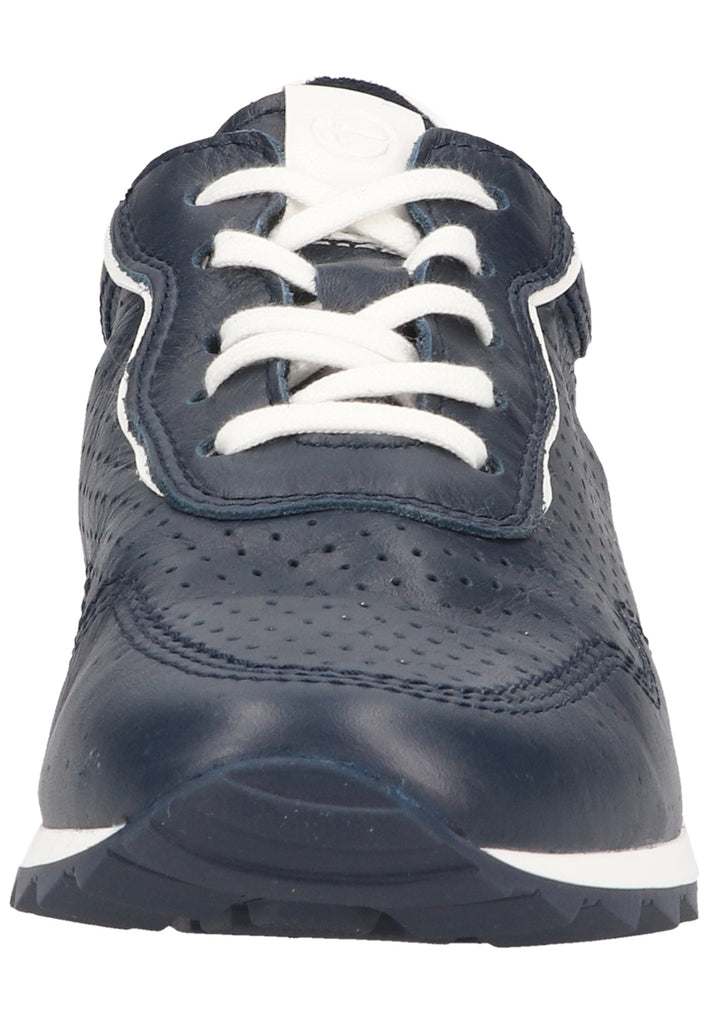 Tamaris Sneaker Leder/Synthetik Navy/Weiß