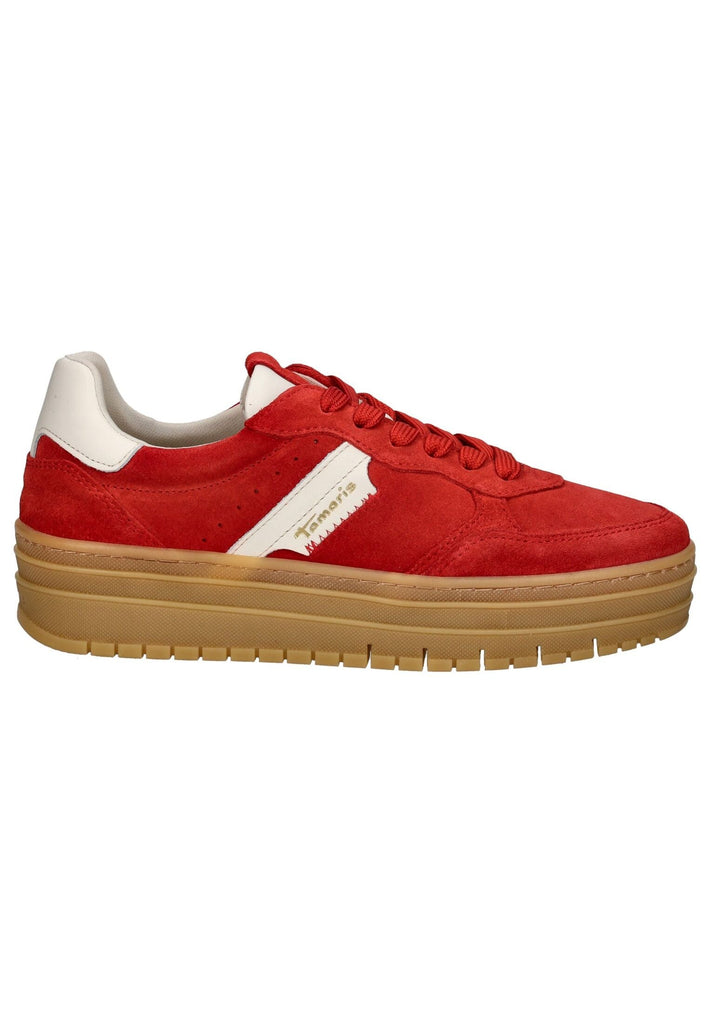 Tamaris Sneaker Leder/Synthetik Rot