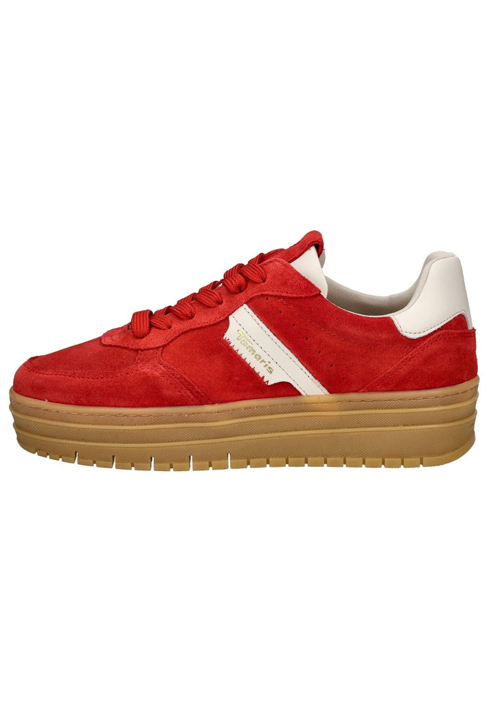 Tamaris Sneaker Leder/Synthetik Rot