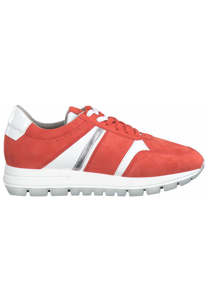 Tamaris Sneaker Leder/Synthetik Rot/Weiß