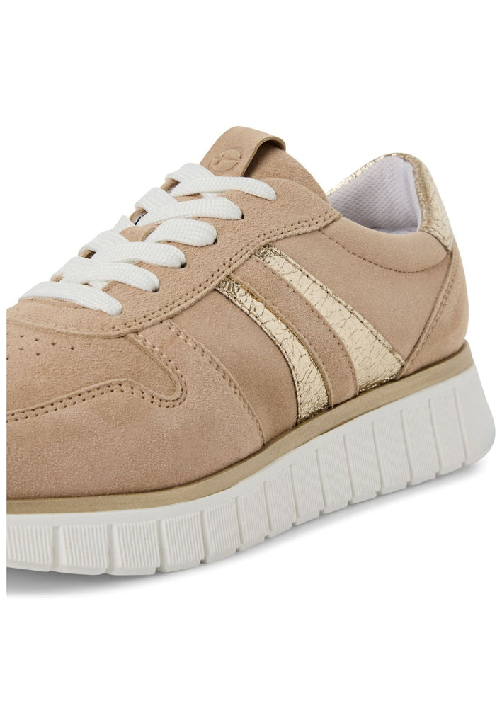 Tamaris Sneaker Leder/Synthetik Sand