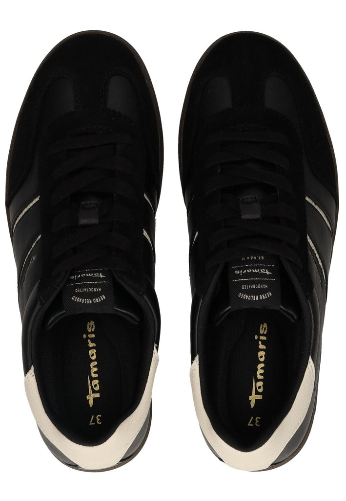 Tamaris Sneaker Leder/Synthetik Schwarz