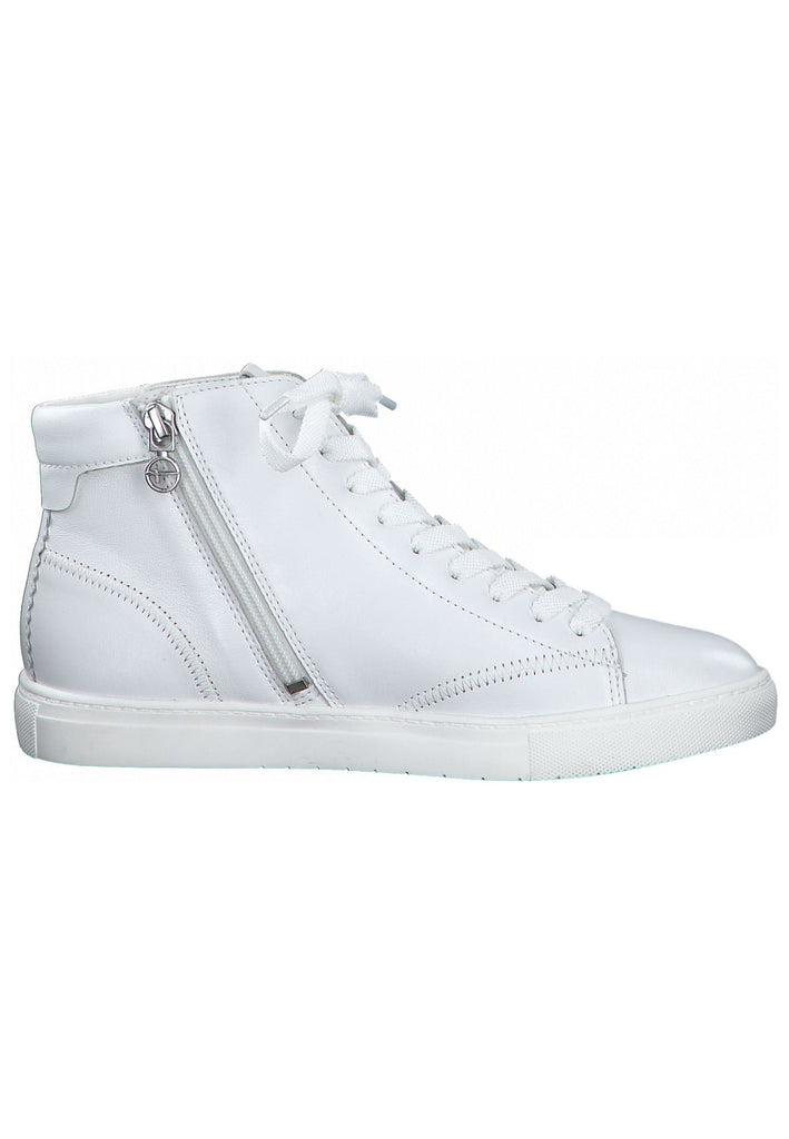 Tamaris Sneaker Leder/Synthetik Weiß