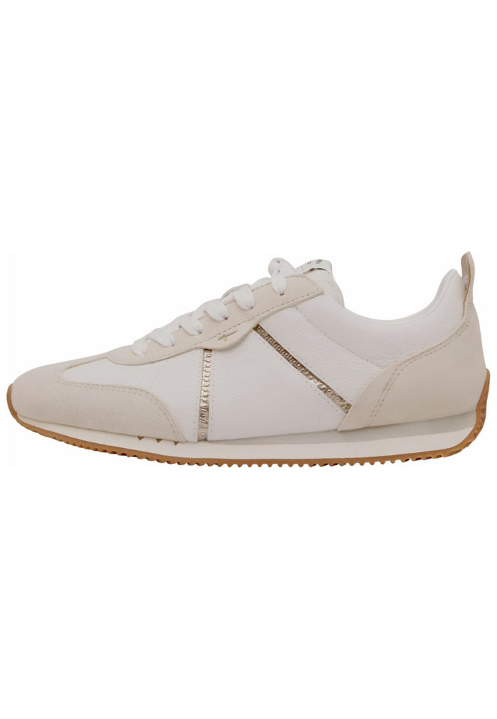 Tamaris Sneaker Leder/Synthetik Weiß/Gold