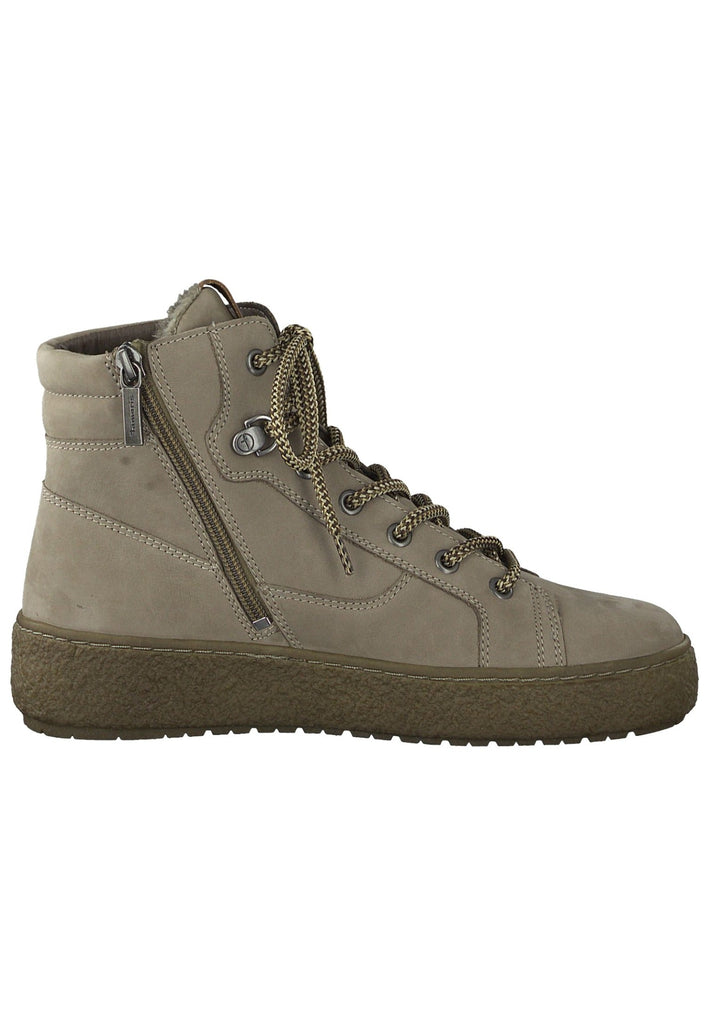 Tamaris Sneaker Leder Taupe