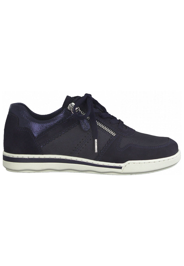 Tamaris Sneaker Leder/Textil Navy