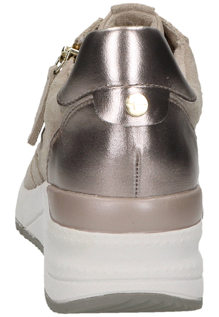 Tamaris Sneaker Leder/Textil Taupe