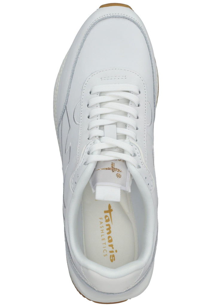 Tamaris Sneaker Leder/Textil Weiß