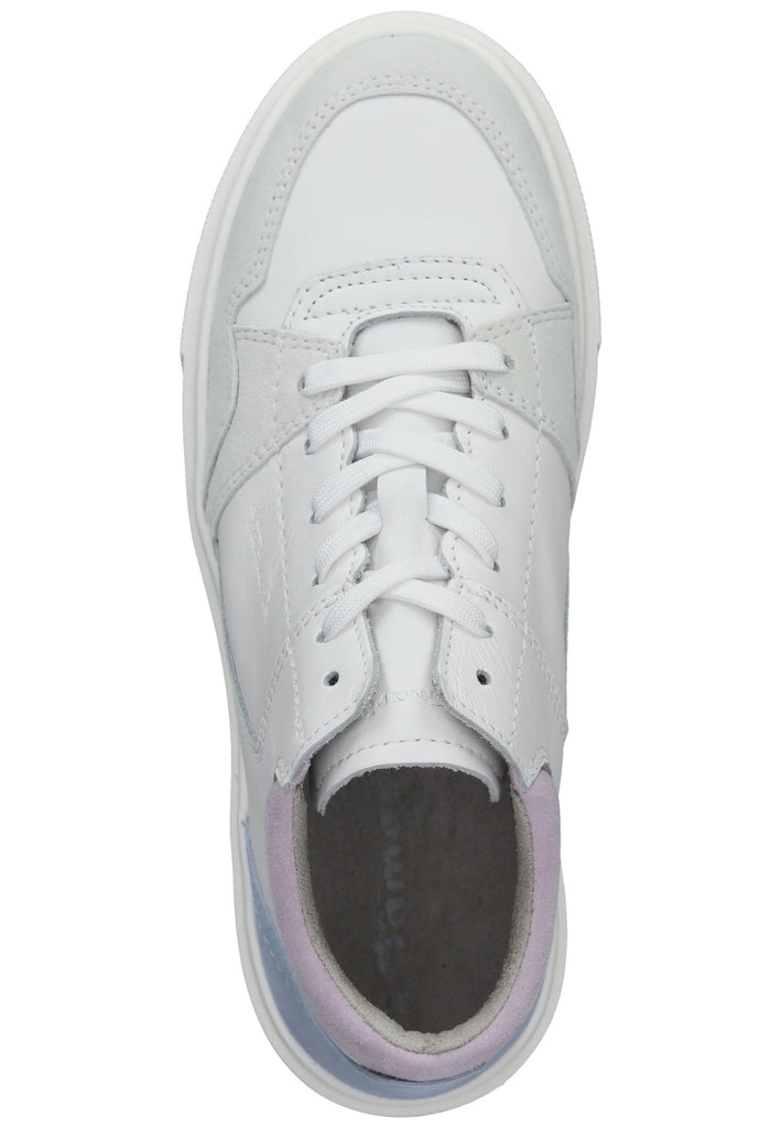 Tamaris Sneaker Leder Weiß/Blau