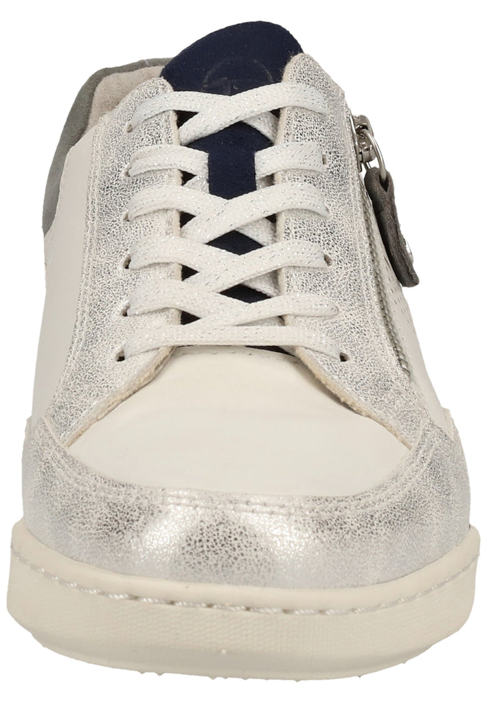 Tamaris Sneaker Leder Weiß/Silber