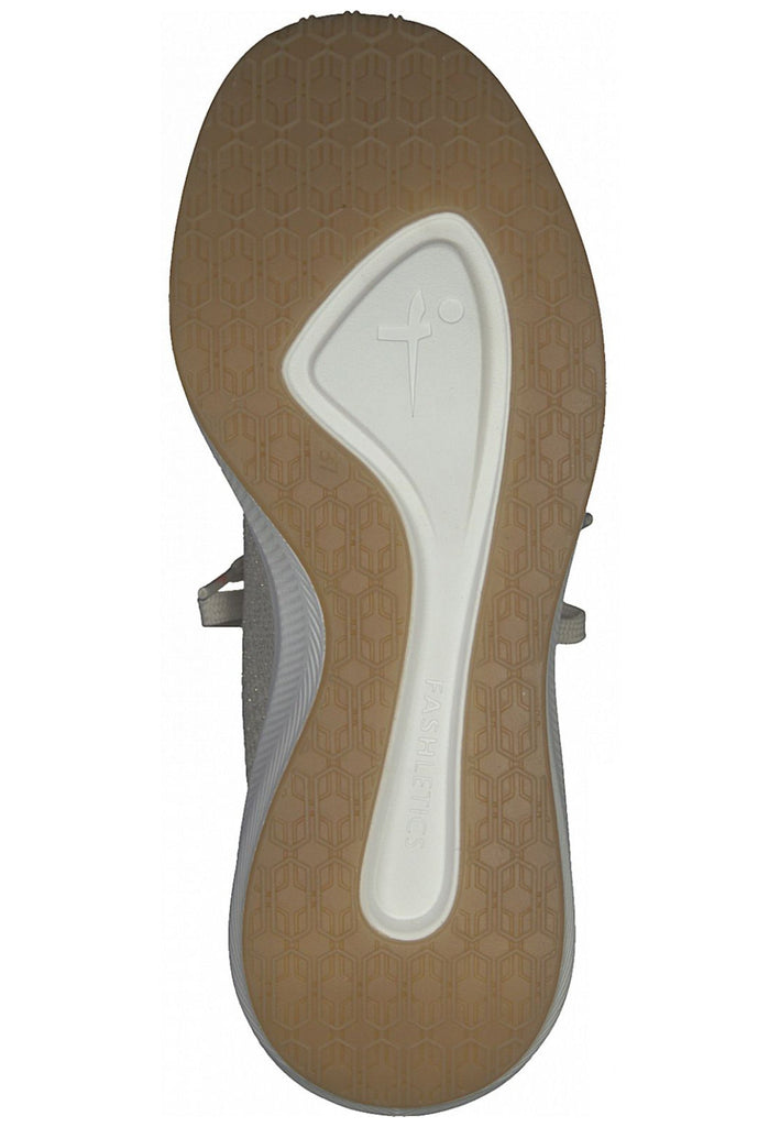 Tamaris Sneaker Lederimitat/Textil Beige/Gold