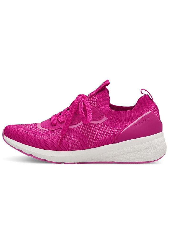 Tamaris Sneaker Lederimitat/Textil Fuchsia