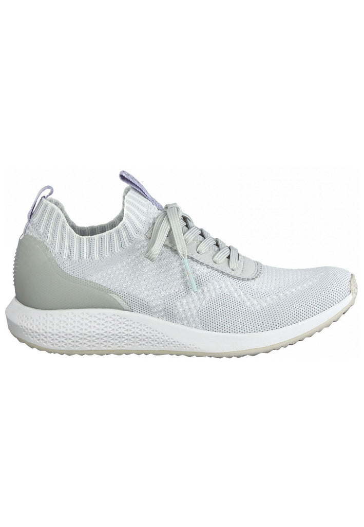 Tamaris Sneaker Lederimitat/Textil Hellgrau