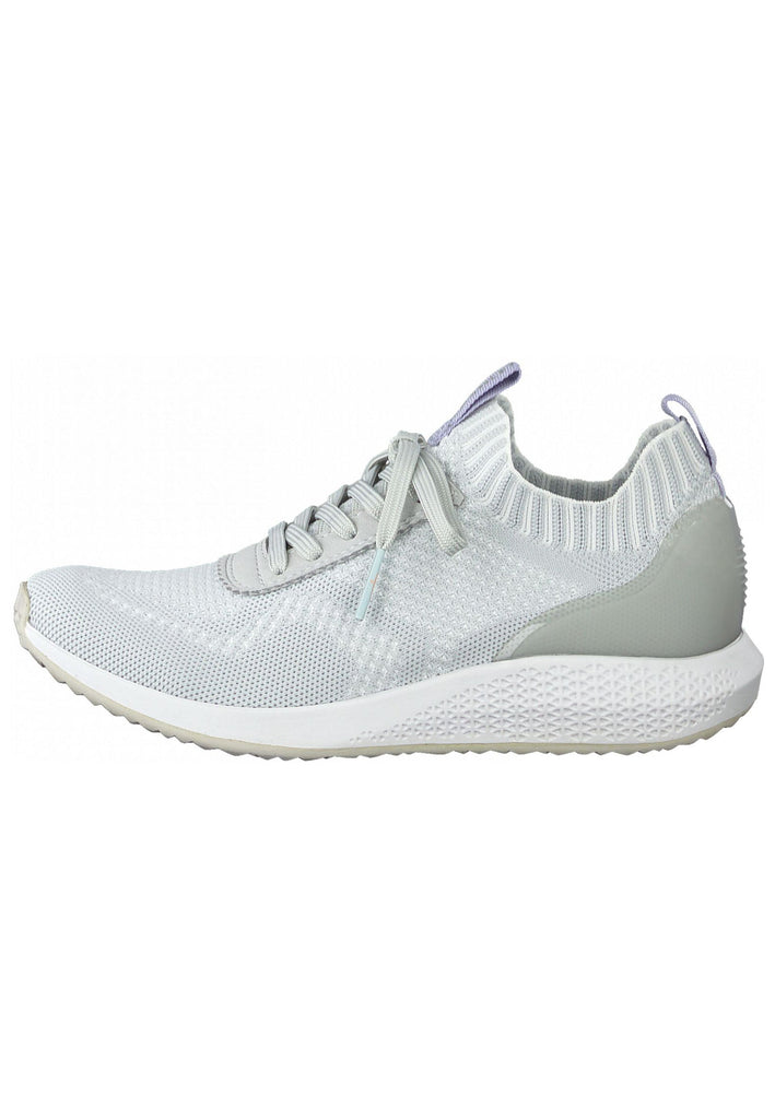 Tamaris Sneaker Lederimitat/Textil Hellgrau