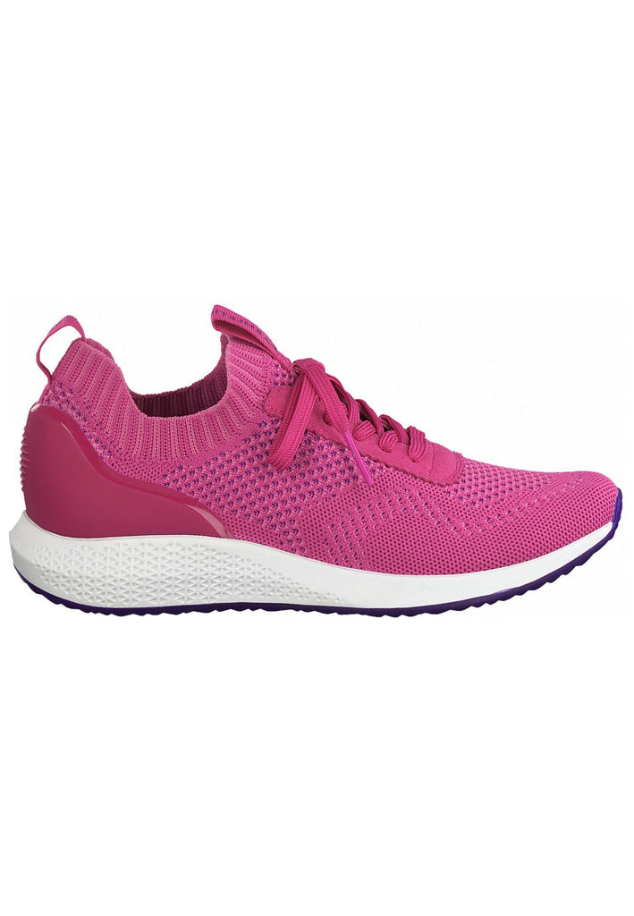 Tamaris Sneaker Lederimitat/Textil Magenta