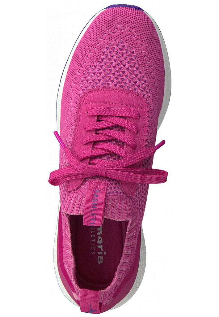 Tamaris Sneaker Lederimitat/Textil Magenta