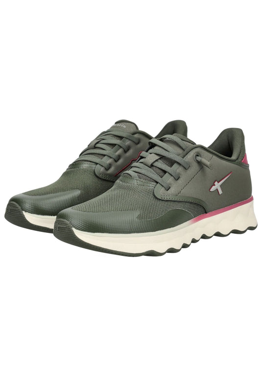 Tamaris Sneaker Lederimitat/Textil Olive
