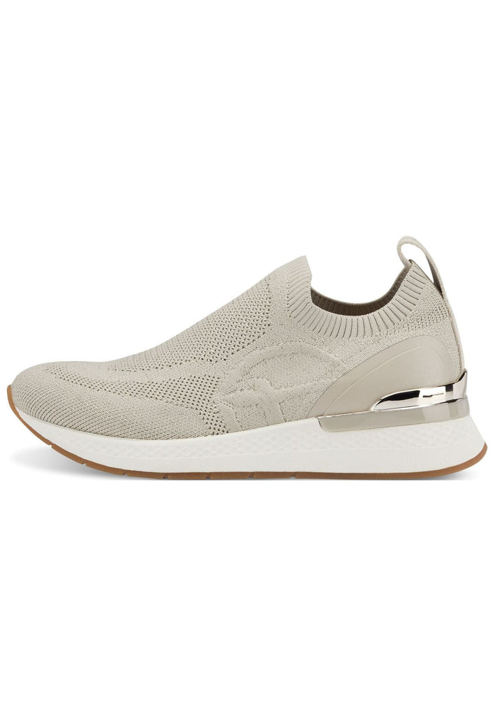 Tamaris Sneaker Lederimitat/Textil Sand