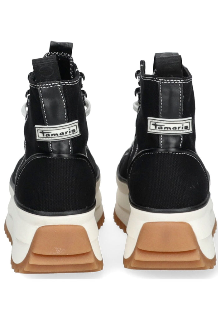 Tamaris Sneaker Lederimitat/Textil Schwarz