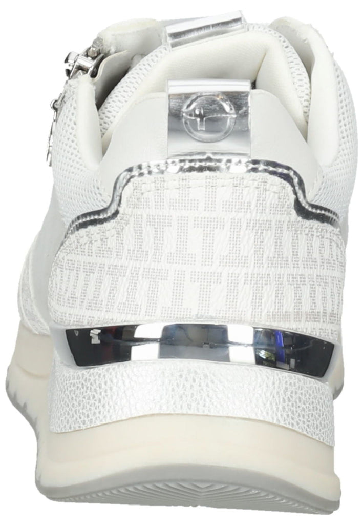Tamaris Sneaker Lederimitat/Textil Weiß/Grau