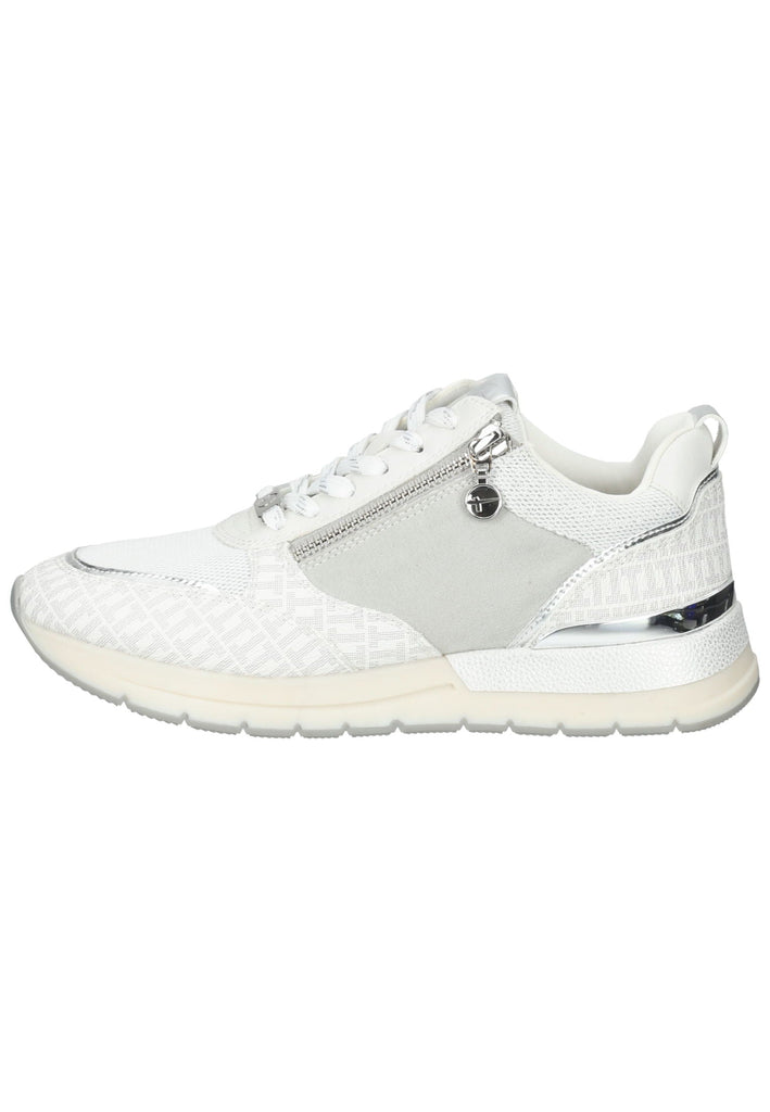 Tamaris Sneaker Lederimitat/Textil Weiß/Grau