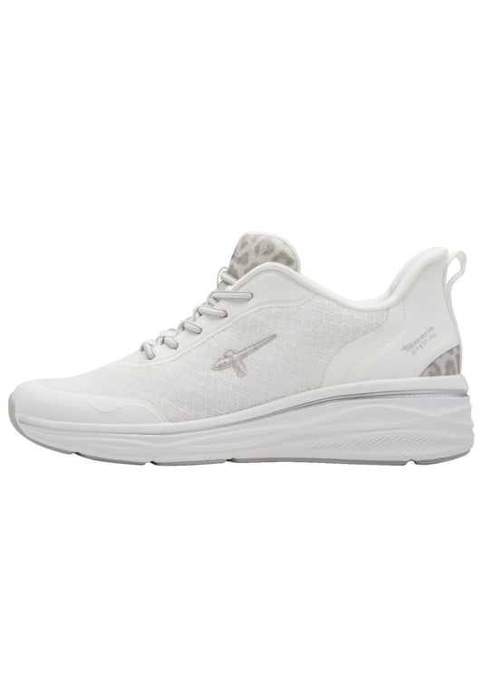 Tamaris Sneaker Lederimitat/Textil Weiß Kombi