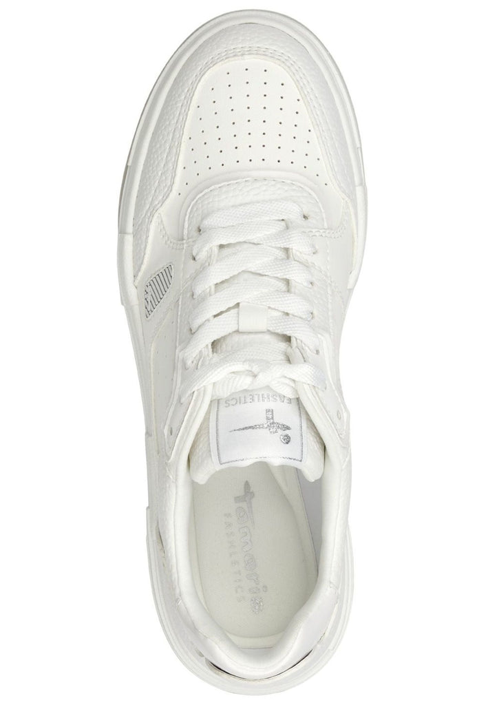 Tamaris Sneaker Lederimitat Weiß/Weiß