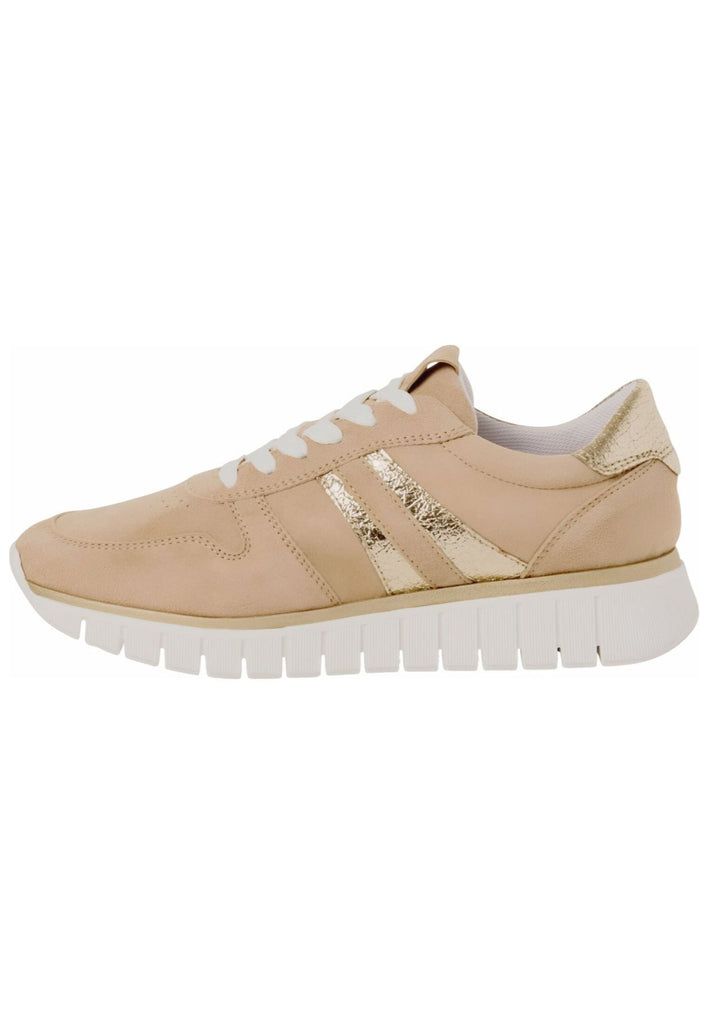 Sneaker Tamaris Sneaker Leder/Synthetik Sand