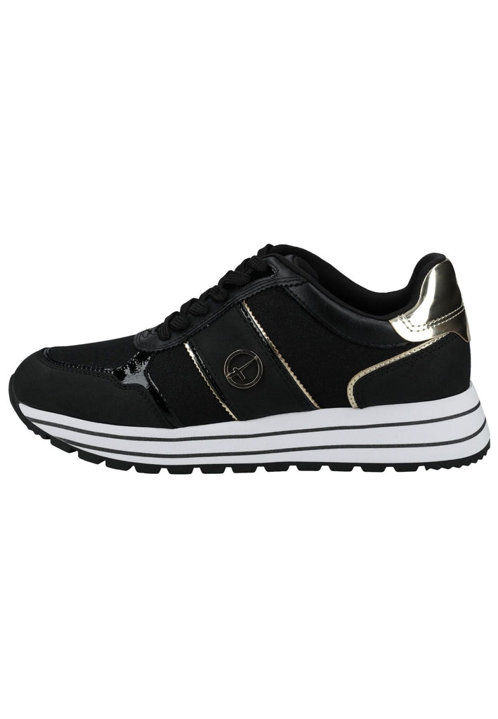 Tamaris Sneaker Textil Schwarz/Gold